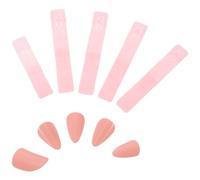 VICASKY Guzheng Finger Nails with Adjustable Hook and Loop Tape, Wear-resistant Polyester and Resin Picks for Pure Tone Production, Suitable for Guzheng Performance and Music Creation