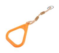 VICASKY Gymnastic Climbing Rings for Indoor Outdoor Use Pull Up Workout Rings with Short Straps Friendly Strength Training Equipment for Backyard Obstacle Course and Play