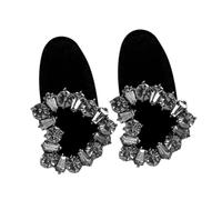 VICASKY Hair Clips Flocking Material Resistant to Deformation 2pcs Small Heart Shaped with Zircon Decoration Versatile Hair Accessories for Women and Teen Girls for Proms and Birthday