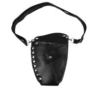 VICASKY Hairdressing Waist Bag Scissors Kit Pocket High-Capacity Design Multiple Pockets Minimalist Style Leather for Hairdressers in Barber Shop with Waist Belt