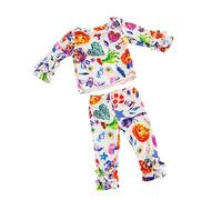 VICASKY Halloween Elements Pattern Doll Clothes for Girl Doll Costume Outfit for Reborn Dolls for Birthday and Festivals