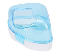 VICASKY Hamster Bath Tub Five-Pointed Star Plastic Bath Container Random Scoop Color for Small Pets and Washing Accessory
