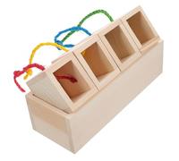 VICASKY Hamster Foraging Food Discovering Box for Pets Fun Activity Enrichment for Hamsters Guinea Pigs and Rabbits Relieves Boredom and Stress Promotes Healthy Playtime