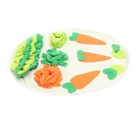 VICASKY Hamster Play Mat Snuffle Pad for Rabbits Guinea Pigs and Pets Oval Foraging with Stimulates Natural Sniffing Instinct and Enhances Feeding Enjoyment