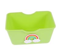 VICASKY Hamster Toilet Hamster Bathroom Hamster Sand Container Guinea Pig Hideouts Guinea Pig House Birdhouse Hamster Hideaway Toilet Figurine Hamster Sandbox Hamster Maze Light Green