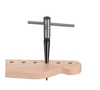 VICASKY Hand Held t Handle Tapered Fluted Chamfer Reaming Luthier Cutting Tool for Guitar Woodworker