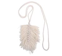 VICASKY Hand-woven Cotton Rope Curtain Tieback in White, Easy to Use and No Surface Damage, Suitable for Valance and Curtain Decoration in Kinds of Rooms, Natural Braided Design