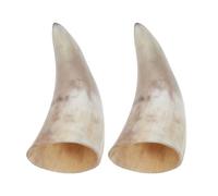 VICASKY Handmade Natural Drinking Mugs and Vintage Design 2pcs with Comfortable Grip for Table Decor and Historical Reenactments