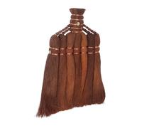VICASKY Handmade Palm Fiber Broom Head Replacement Natural Sustainable Outdoor Sweeping Brush for Garden Patio Cleaning Flat Design for Efficient Maintenance