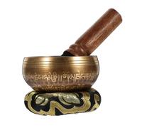 VICASKY Handmade Singing Bowl Chanting Hammer and Mat Meditation Tool for Yoga and Meditation for Healers Teachers and Students