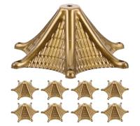 VICASKY Handmade Wind Chime Accessories - 10Pcs Diy Wind Chime Craft Parts Unique Decorative Caps for Garden Chimes Ideal for and Handicraft Projects