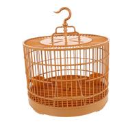 VICASKY Hanging Bird Cage for Parrots and Birds Vintage Hollow Design Spacious Bird Nest Decoration Safe and Secure with Close Door for Hamsters and Pets
