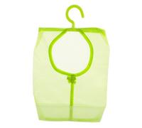 VICASKY Hanging Mesh Laundry Bag with Sturdy Hook for Clothes Pin Storage Nylon Shower Organizer Bag for Bathroom Travel Gym Camping Lightweight and Easy to Clean in Green