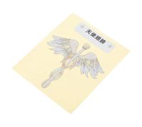 VICASKY Headstock Sticker Easy to Operate Guitar Decorative Pvc Angel Wings Self-adhesive Decal Strong Viscosity Musical Instruments