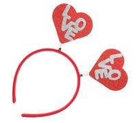 VICASKY Heart Headband Unique Heart-shaped Design Valentine's Day Comfortable to Wear with Felt and Glitter Material for Women for Dress and Wedding Party Accessories