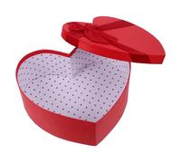 VICASKY Heart Shaped Paper Box Medium for Valentines Day Romantic Presents Durable Heart Boxes for Couples Spouses Lovers Elegant Floral Packaging