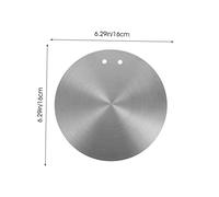VICASKY Heat Diffuser Induction Cooktop Adapter Plate with Removable Handle Metal Heat Conduction Plate for Gas and Electric Stove for Iron and Ceramic Pots