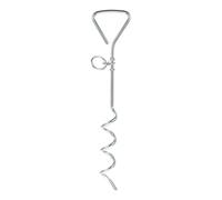 VICASKY Heavy Duty Iron Dog Tie Out Stake Pet Leash Anchor Stake Spiral Design for Outdoor Use