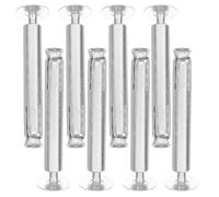 VICASKY Heavy-duty Steel Expansion Screws 8pcs with Easy Installation and Noise Reduction Features for Speed Bumps Suitable for Driveway and Residential Areas