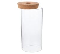 VICASKY High Borosilicate Glass Ecological Bottle for DIY Micro Landscape Moss Plant Terrarium Creative Cylinder Design for Indoor Decoration and Planting