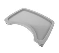 VICASKY High Chair Food Tray for Boy Girl Easy to Clean Space Saving Stroller Plate Fit for High Chairs Stylish Design Light Gray