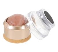 VICASKY Himalayan Salt Ball Massage Roller, Small Natural Salt Muscle Massaging Tool for Neck and Body Acupoint Therapy, Portable Spa Handheld Roller for Travel and Relaxation