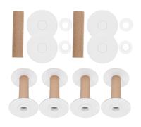 VICASKY Home Winding Spools Paper and Plastic Bobbins 10pcs Easy to Use with Delicate and Practical Design for Sewing and Knitting Compatible with Sewing Machine Models for DIY Crafts