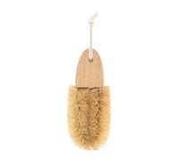 VICASKY Household Wok Brush and Multi-Function Pot Scrubbing Brush Natural Coconut Fiber for Kitchen Oil Removal and Dish Cleaning Brown U-Shape