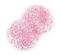 VICASKY Ice Compress Eye Pad 2pcs Pink Cooling and Warm Mask for Home Use Cold Therapy Relief Dry Eyes Skin Care Tool