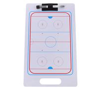VICASKY Ice Hockey for Writing Coaching Board with Erasable and Pvc Material, Reusable Tactical Planning Board Hockey Training Equipment for Coaches on The Field