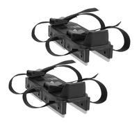 VICASKY Ice Skates with Double Runner Design Anti-fall Outdoor Skating Shoes for Beginners Lightweight Adjustable Skating Aid for Learning Ice Black