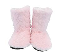VICASKY Indoor Warm Thickened Dance Floor Boots for Women Skid Non Slip Winter High Tube Soft Breathable Footwear Easy Wear Slip Resistant House Slippers for Autumn and Cold Weather