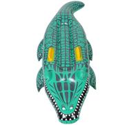 VICASKY Inflatable Alligator Surfboard Replacement Float Mat Versatile Pool Lounger for Adults Construction Quick Inflate Deflate Valve for Water Activities