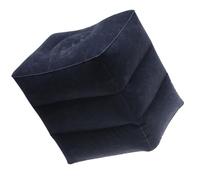 VICASKY Inflatable Foot Rest Cushion with Three Level Adjustable Heights, PVC Flocking Fabric Material, Great Support, for Trains and Home Use