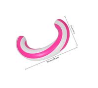 VICASKY Inflatable Pink Swimming Ring Float 1Pcs Jumbo Curved Pool Noodle Swim Float for Adults Summer Beach Pool Party