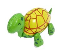 VICASKY Inflatable Turtle Cute Animal Party Favor Stand Up Design for Showers Carnival Festivals and Special Occasions Foil Material Eye Catching Decor