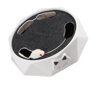 VICASKY Interactive Electronic Mouse Cat for Indoor Cats Abs Plastic Battery Operated Plaything Realistic Touch Pet Teaser to Exercise Hunting Instinct and Reduce Boredom