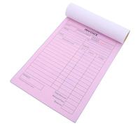 VICASKY Invoice Receipt Book 2-Part Trade Order Record Pad 30 Sets 60 Pages Automatic Duplication for Office and Record Keeping