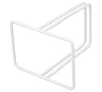 VICASKY Iron Desktop Partition Clamp for Office Desk, White Multi-Purpose Screen Clip with Versatile Functionality, Simple and Fashionable Panel Holder Suitable for Space