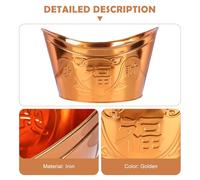 VICASKY Iron Paper Bucket Incinerator for Household Sacrificing and Mourning Garden and Temple Use Suitable for Tomb-sweeping Day and Spring Festival Rituals Portable Burn Barrel for Paper