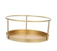 VICASKY Iron Toiletries Shelf Household Makeup Shelf Single-layer Rack for Vanity Organizers and Storage for Bathroom Rack and Desktop Use