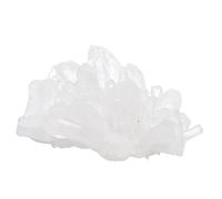 VICASKY Irregular White Crystal Cluster Ornament Natural Handmade Desktop Decor Safe and Durable Gemstone Table Centerpiece for Home Office for Crystal Collectors