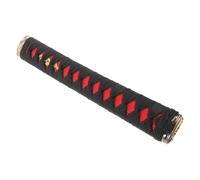 VICASKY Japanese Handle Replacement Grip with Non-slip Black Wooden and Polyester Wrap, Traditional Design Reduces Fatigue and Resists Sweat for DIY Handle Making and Cosplay