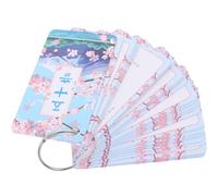 VICASKY Japanese Learning Cards Gojūon Hiragana Katakana Flashcards Set with Ring, Beginner Japanese Language Alphabet Practice for and Adults, Portable Study Tool