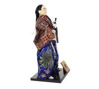 VICASKY Japanese Samurai Warrior Figurine Bushido Doll Valuable Collector's Item Collectible Sculpture Japanese Room Decor Desktop Table Centrepiece Restaurant Decoration
