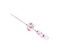 VICASKY Japanese-style Glass Wind Chime Red Goldfish Decorative Pendant Indoor Home Ornament Melodious Sound Gift for Friends Family Parents