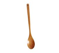 VICASKY Japanese Style Long Handle Wooden Mixing Spoon Heat-Resistant Cooking Utensil for Stirring Serving Nonstick Pan Safe Lightweight Kitchen Tool