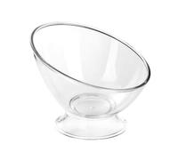 VICASKY Japanese Style Salad Bowl with Oblique Round Shape, Pp Material Featuring Good Touch Feeling and Safe Design, for Dinner Parties and Daily Casual Gatherings