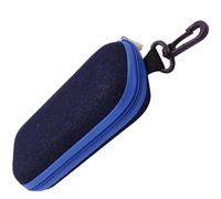 VICASKY Kazoo Storage Box Zipper EVA Material Shockproof Kazoo Holder Groove Design Portable Protective Case for Backpacks Under Seat or Camera Bags Random Color