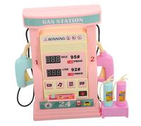 VICASKY Kids Interactive Gas Station Toy Set for Toddlers Educational Gas Pump Model with Smart Counting Voice Assistance for Pretend Play and Learning Numbers